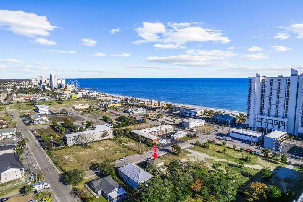Dazzling Centrally Located Ocean View W 2 Kings, Huge Private Yard, 2 Decks, Firepit, Bbq Myrtle Beach Exterior photo
