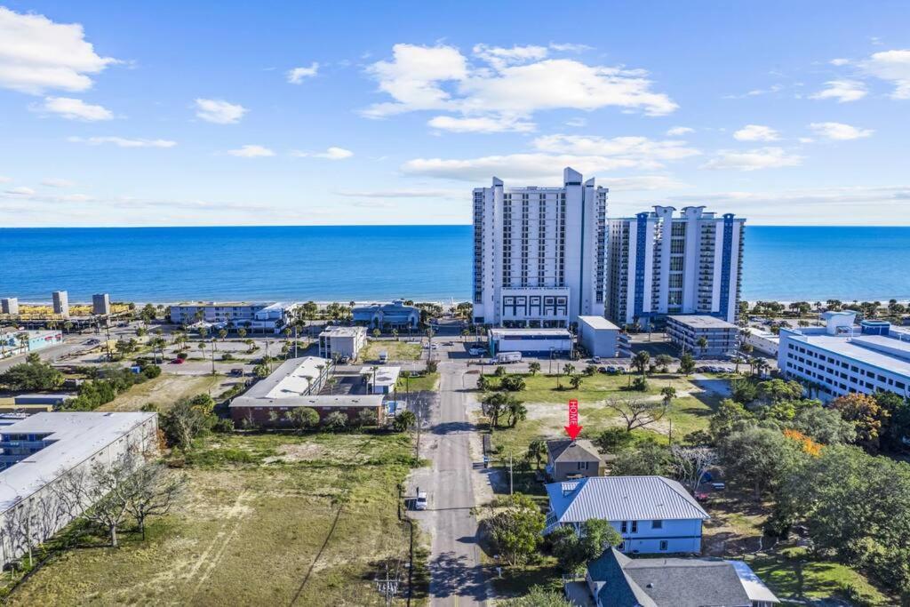 Dazzling Centrally Located Ocean View W 2 Kings, Huge Private Yard, 2 Decks, Firepit, Bbq Myrtle Beach Exterior photo