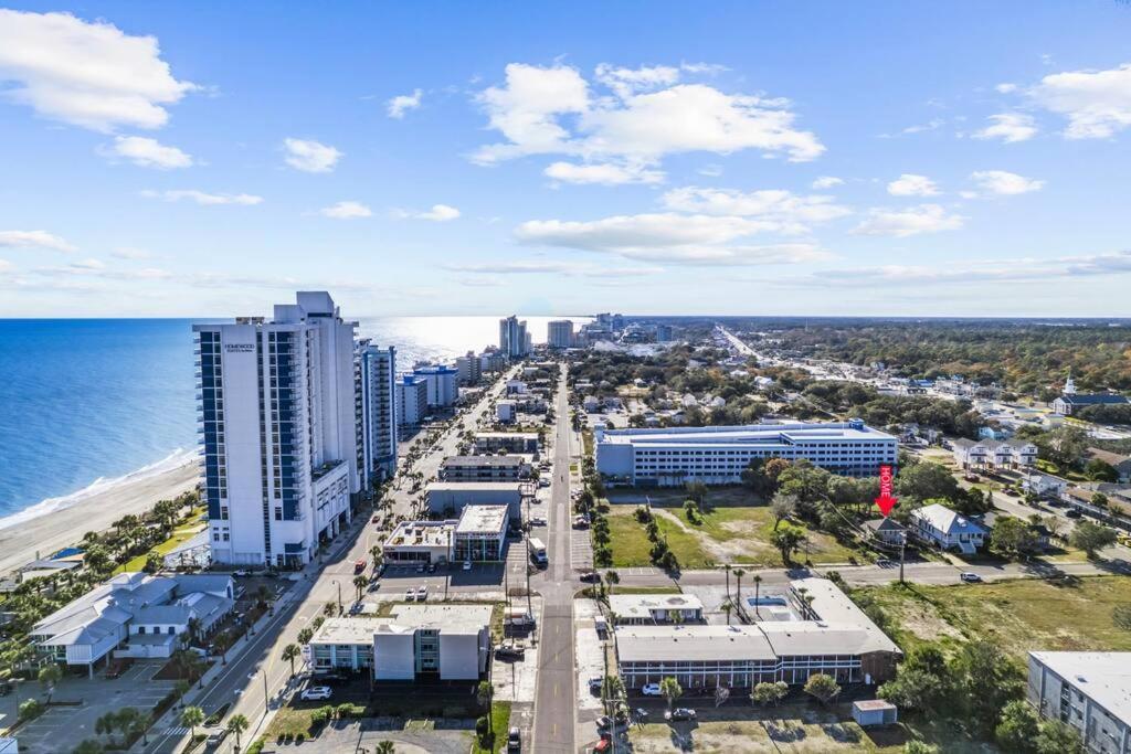 Dazzling Centrally Located Ocean View W 2 Kings, Huge Private Yard, 2 Decks, Firepit, Bbq Myrtle Beach Exterior photo