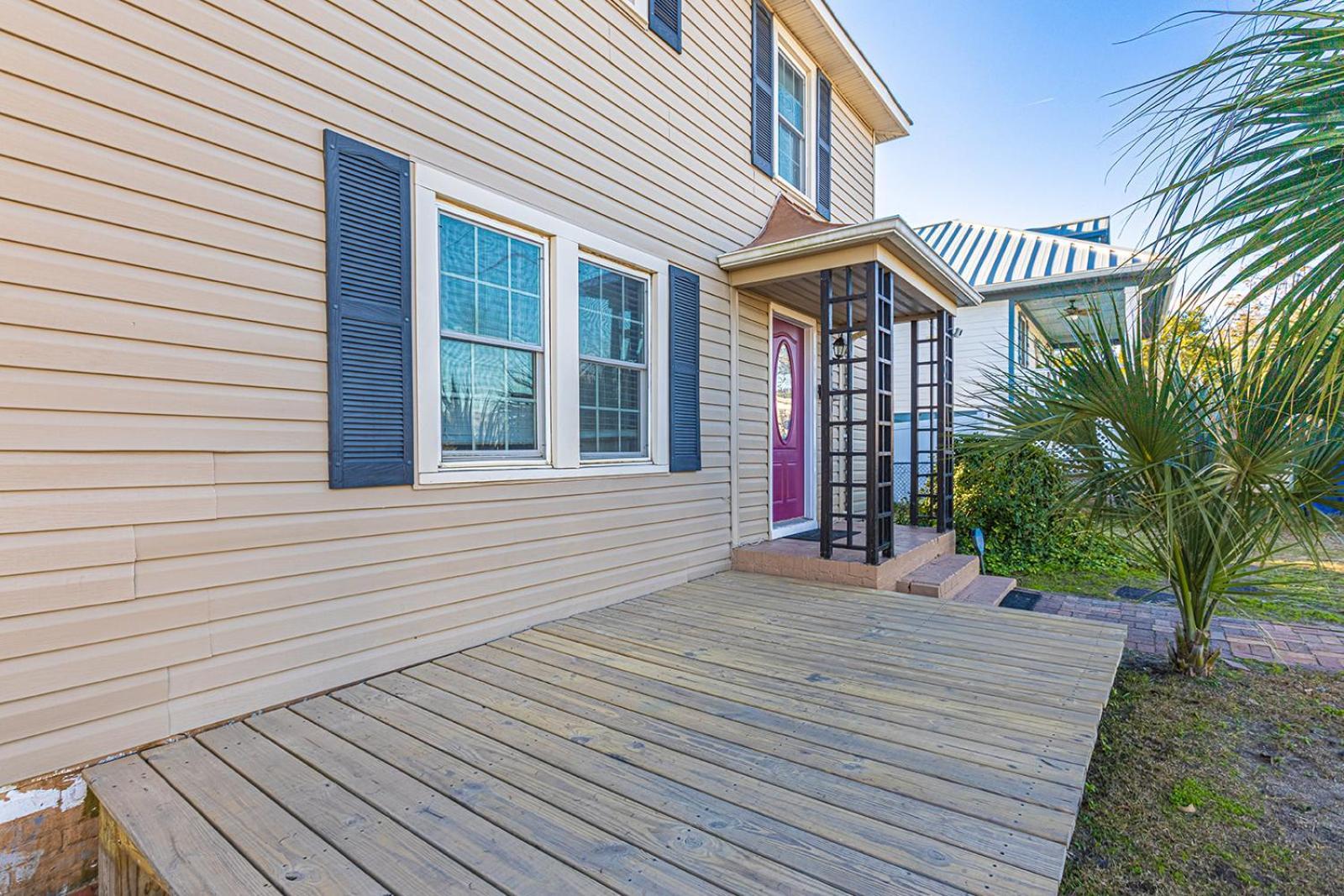 Dazzling Centrally Located Ocean View W 2 Kings, Huge Private Yard, 2 Decks, Firepit, Bbq Myrtle Beach Exterior photo